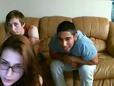 Brother and sister invite friend