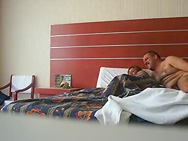 At the hotel with his 40s niece