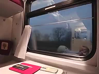 Visiting our parents by train